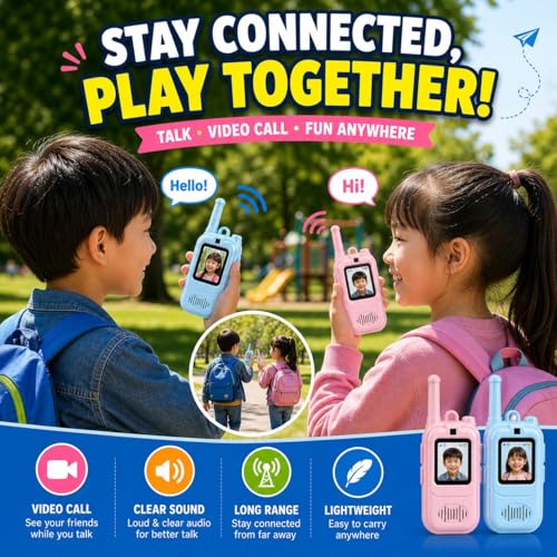 Image of Kids Smart Phone Toy with Camera & Video - Mini Touch Screen Smartphone & Walkie Talkie for Kids | Educational Toy Mobile Phone with Music & Games | Birthday Gift for Girls & Boys