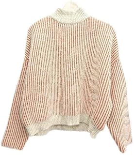 select MOCA セレクト モカ ストライプ柄 長袖 ニット セーター サイズF