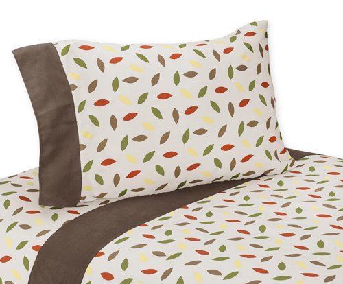Sweet Jojo Designs 3-Piece Twin Sheet Set for Forest Friends Bedding Collection