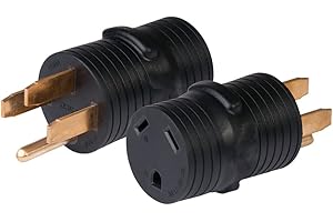 Weekender 5030RVSA Straight-Blade Adapter (50A Male / 30A Female) with PowerLock Grip