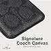 Coach Magnetic Phone Wallet / Card Holder - Compatible with MagSafe Phones and Cases - Signature Charcoal