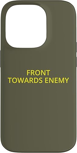 Funda para iPhone 14 Pro Military M18A1 Claymore Mine Front Towards Enemy