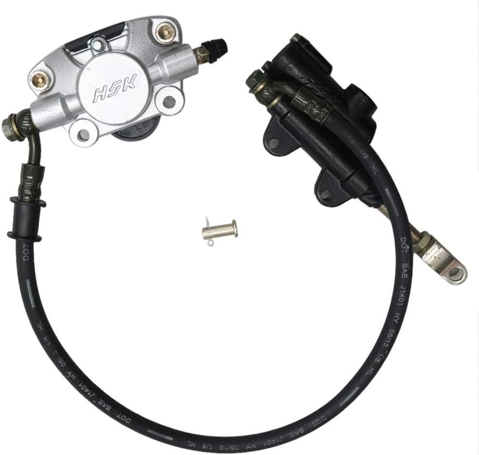 32" Rear Live Axle Kit with 145/70-6 Wheels, Sprocket, Brake Caliper, Steering Components, Pillow Blocks for Go-Karts, Mini Bikes, ATVs, Drift Trikes & DIY Vehicle Projects