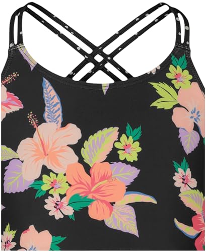 Image of Roxy Girls' Two-piece Bikini Swimsuit Set, UPF 50+ Sun Protection, Quick-Dry Bathing Suit