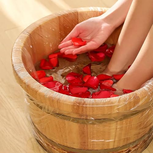 Baluue 160 piezas forros desechables para baño de pies miniatura 4