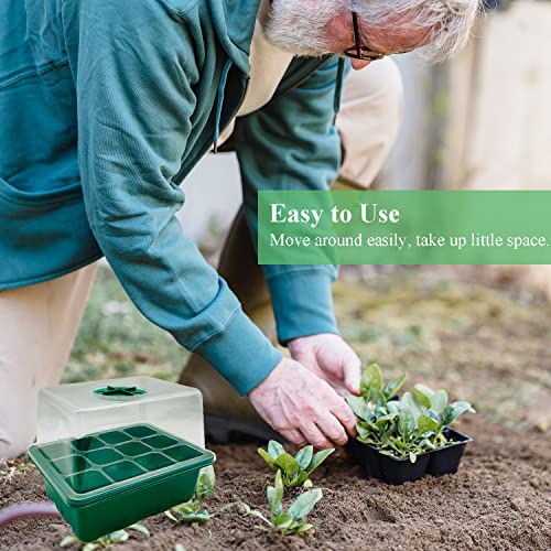 YOOAEFRTY Kits de mudas para iniciantes de sementes, conjunto de 5 unidades de propagador de jardim