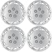 14 inch Hubcaps Best for 1997-1999 Toyota Camry - (Set of 4) Wheel Covers 14in Hub Caps Silver Rim Cover - Car Accessories for 14 inch Wheels - Snap On Hubcap, Auto Tire Replacement Exterior Cap)