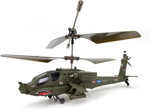 S109H RC Helicopter للبالغين ، RC Copter 2.4G 3CH Dual-Prop Gyro Stabilized RC Airplane Aircraft Model ، One Key Take Off / Landing RC Flying Plane with Bright Night Navigation Lights- RTF