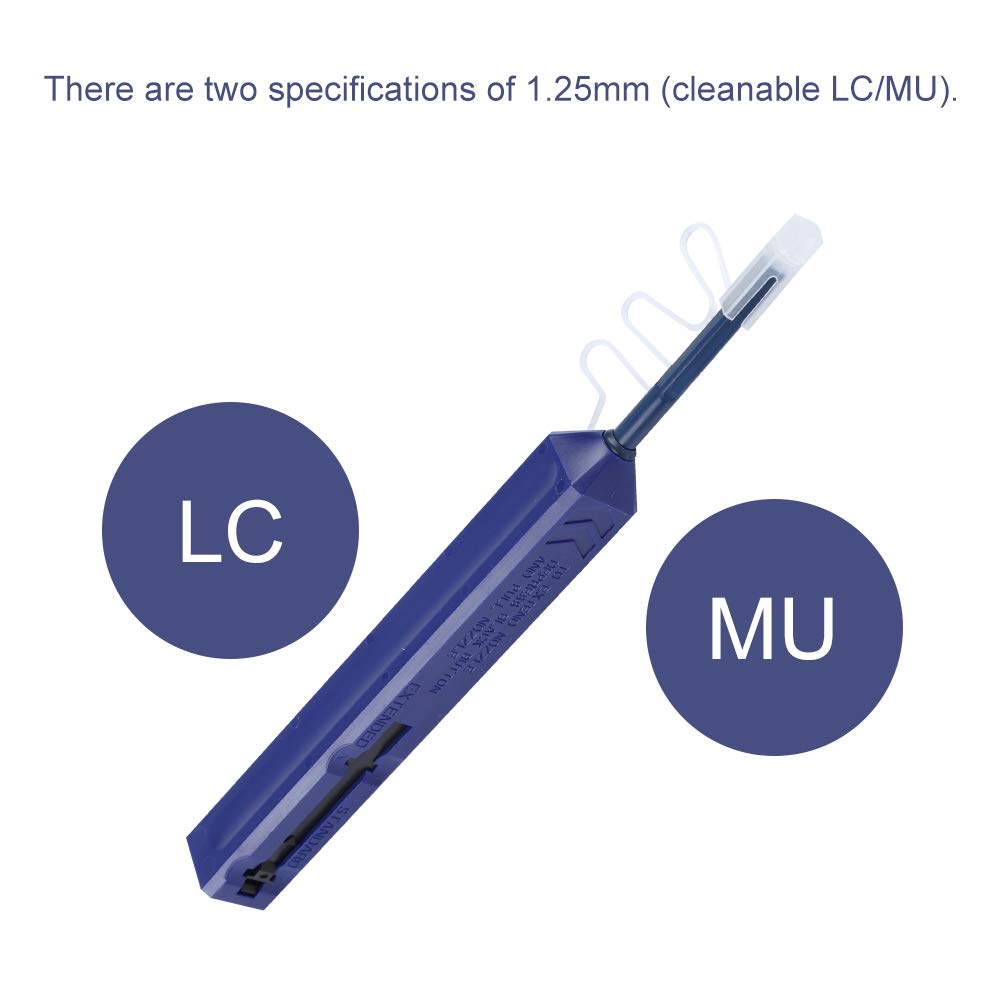 Stylo Nettoyant Pour Fibre Optique LC/MU 1,25 Mm – 800 Nettoyages – Simple, Efficace, Portable
