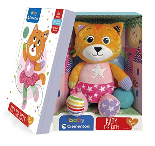 Peluche chat cadeau naissance idéal pour l'éveil du premier âge - 7