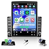 ihreesy 4G+64G Android 13 Car Stereo Fit for Dodge Durango 2004-2009 9.7inch Touchscreen Upgrade Car Radio Built-in Carplay Android Auto with Bluetooth SWC GPS Navigation WiFi Backup Camera