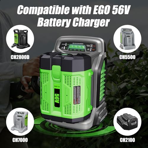Image of 1-Pack 56 Volt Lithium ion Battery BA5600 Replacement for EGO 56V Battery 12000mAh(Green)