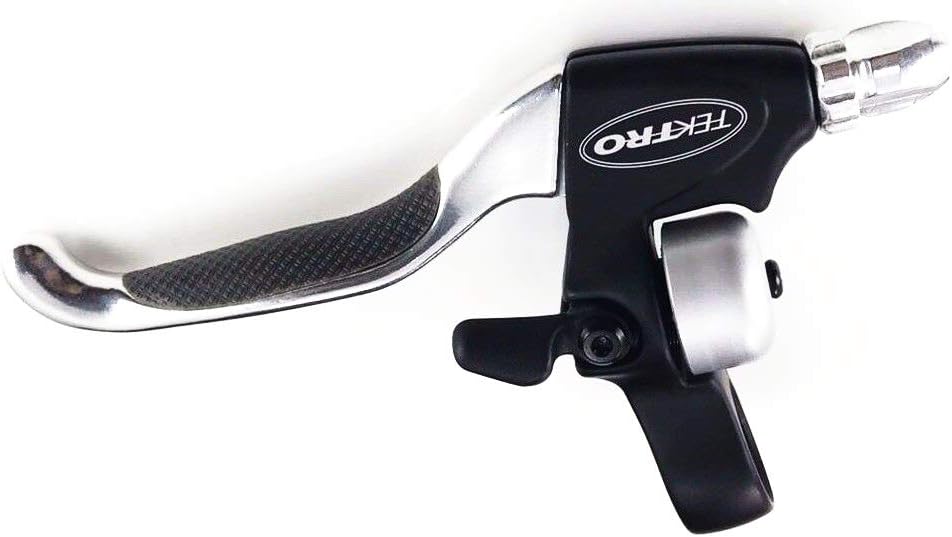 New Tektro CL535-RT+CL530-RS MTB BMX HYBRID Brake Lever Silver With Bell by Tektro