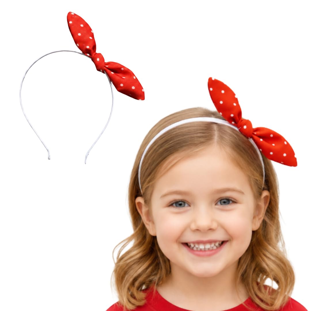 Polka Dot Bow Hairband Headband for Girls Gift Korean-image-42
