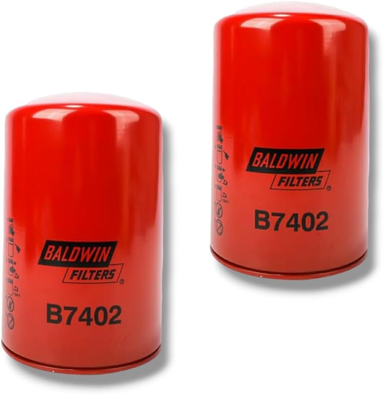 Generic B7402 Spin-On Oil Filter Replaces 249-2347 (Pack of 2)