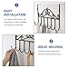 SSAWcasa Over The Door Hooks - Over Door Towel Rack & Coat Hanger Organizer for Bathroom