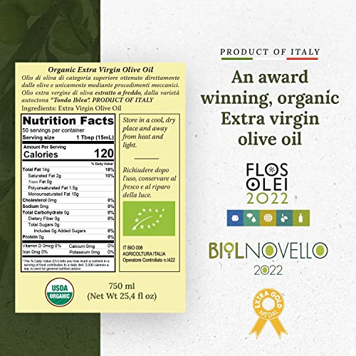 Frantoi Cutrera Primo Cold Extracted Italian Organic Extra Virgin Olive Oil Cold Pressed, Polyphenol Rich Olive Oil, Authentic Certified Dop Sicilian Evoo Imported From Italy, 16.9 Fl Oz (Pack Of 1) #TOP6
