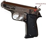 walther ppk  Walter PPK Deko Metall Replica 1:1 Pistole Silber NEU