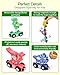 Vanmor Wooden Dinosaur Train Set for Toddlers - Magnetic Dinosaur Toys and Number Train, Perfect for Toddler Activities, Birthdays, and Educational Gifts for Boys Aged 3-5,Dinosaur Easter Gift