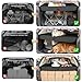 AUMOTOST Compatible with Land Rover Discovery Sport 2014-2019 Canvas Cargo Cover Retractable Trunk Luggage Storage Cover Security Shield Shade with Installation Accessories, Removable, Waterproof