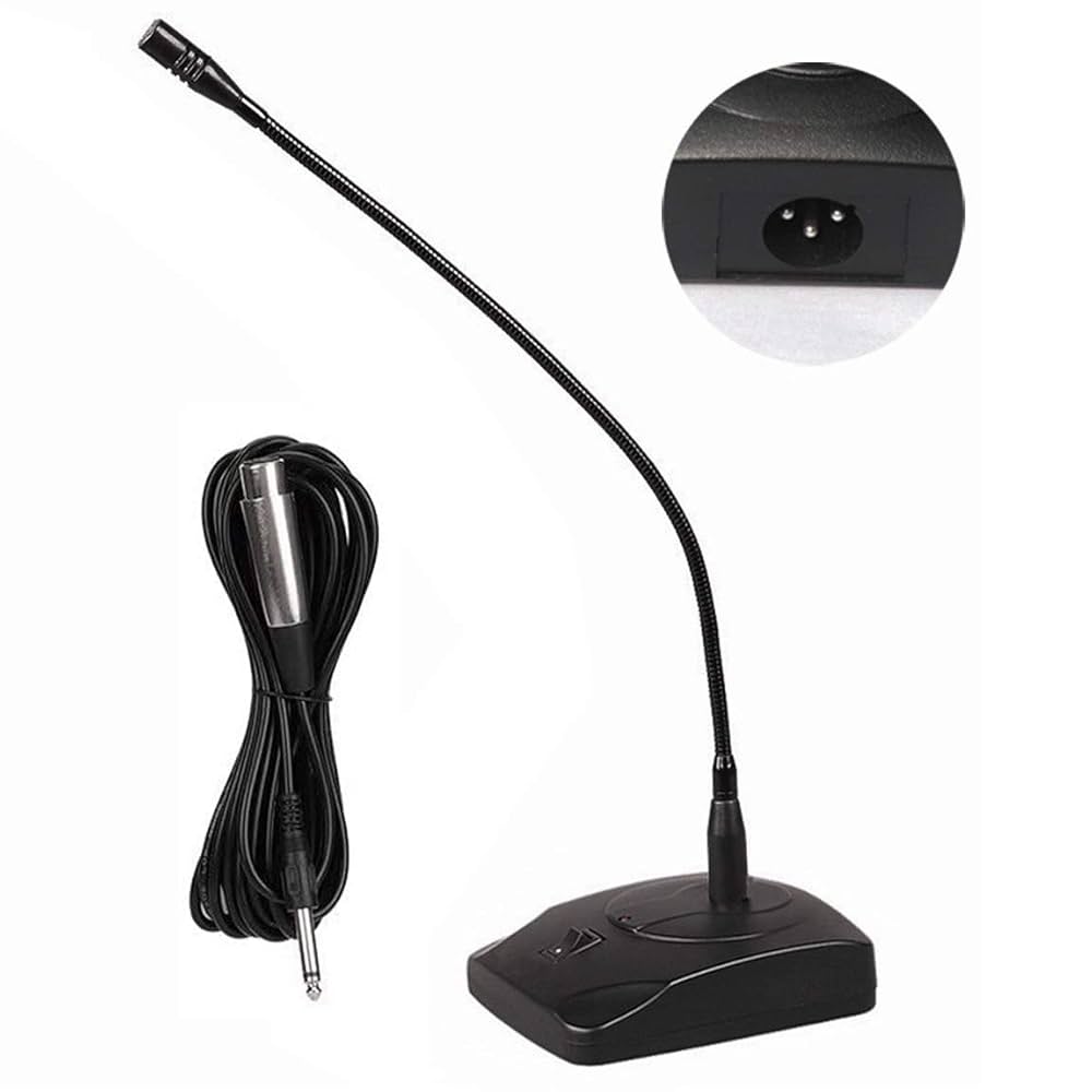 コンデンサーマイク XLR接続 約5メートル Amazon.co.jp: 放送用の会議用マイク【コードの長さ約 5m XLR-1