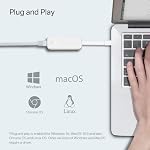 TP-Link USB C to Ethernet Adapter (UE300C) - J45 to USB C [Thunderbolt 3/4 Compatible] Type-C Gigabit Ethernet LAN Network Adapter, Compatible with Apple MacBook Pro 2017-2023, MacBook Air, and More