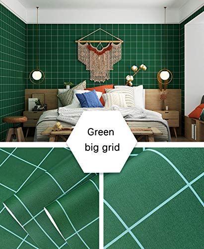 Rollo papel adhesivo para muebles lavable decorativo verde 20m 3