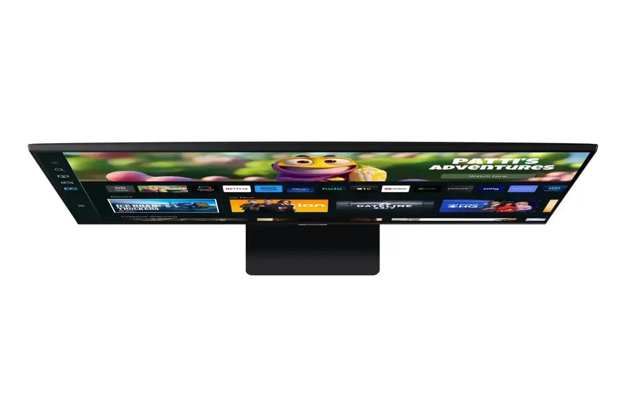 SAMSUNG 32" M5 Series FHD Smart Monitor with Streaming TV, 60Hz, 4ms, Multiple Ports, HDMI, Black, with GSF HDMI Cable