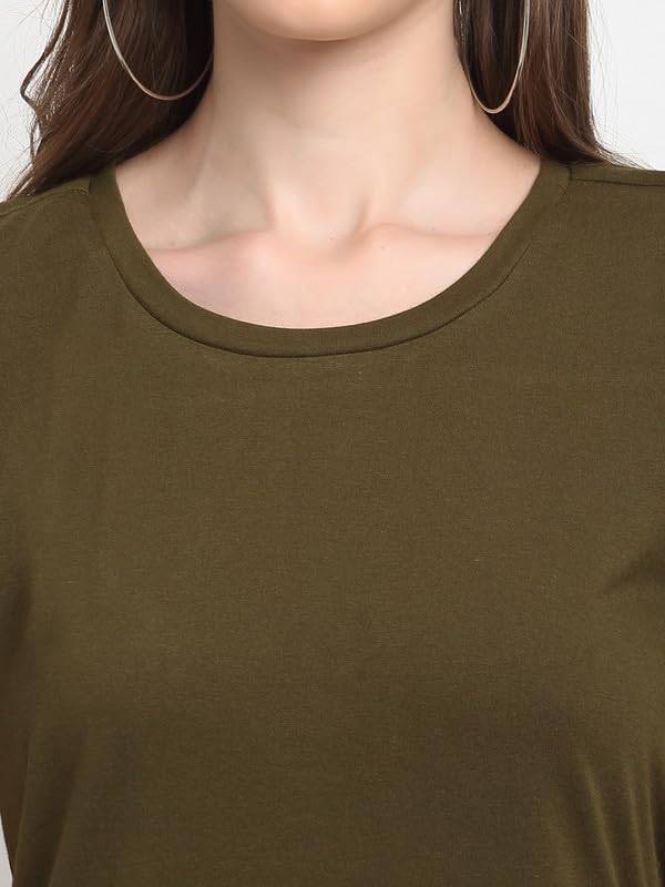 Image of Women's A-Line Cotton Midi Dress