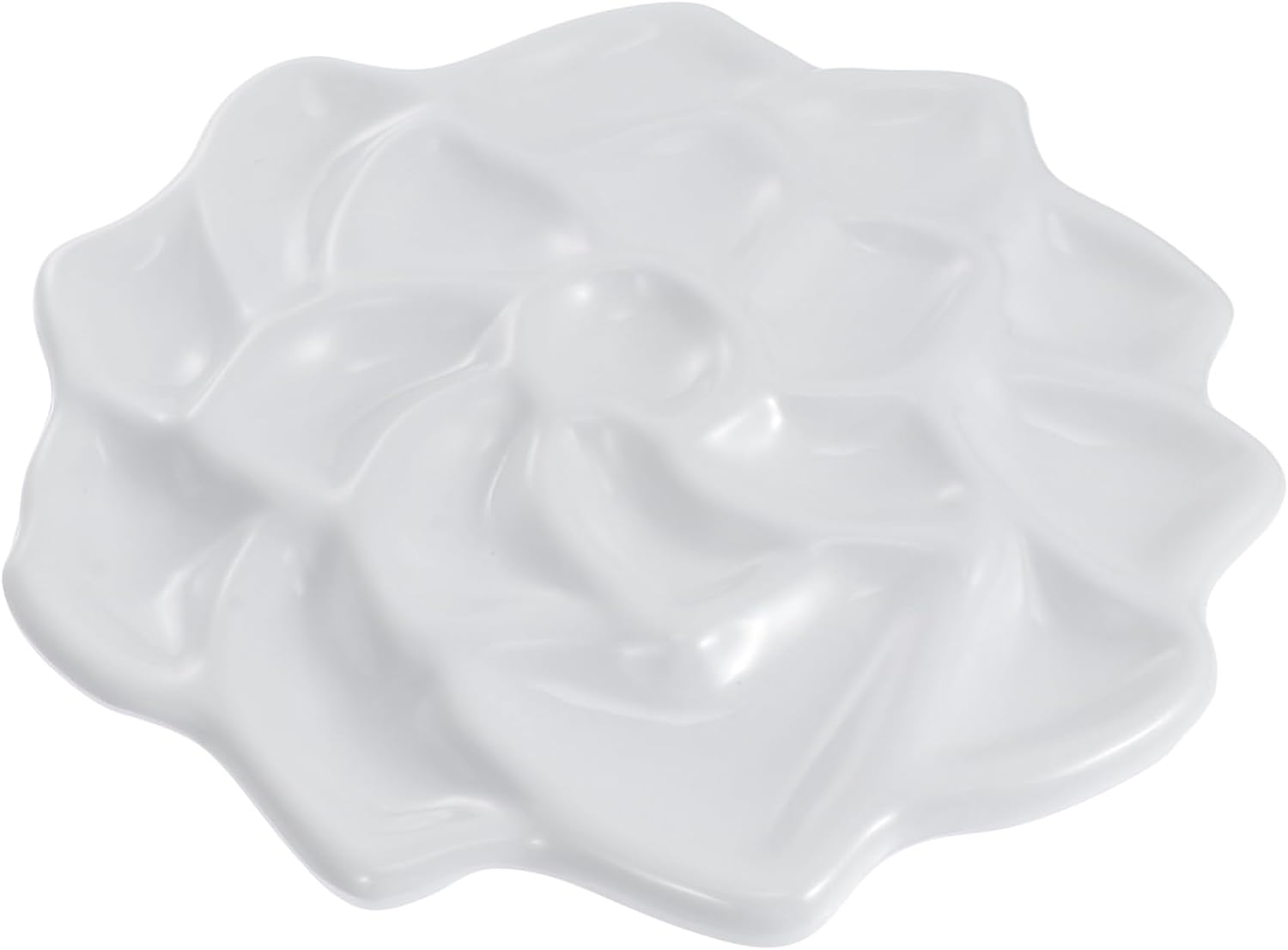 Water Paint Palette Lotus Tray for Artists Porcelain Painting Pallet Tray Mixing