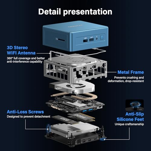 Image of GEEKOM Multitasking Mini PC IT12[3-Year Coverage] with Intel i7-1280P Mini Computers(Low-Power Than H /HK Series),1TB SSD /16GB RAM(Expandable) Windows 11 Desktop PC USB 4|8K|Home|Office|Daily Work