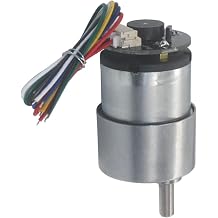 JGB37-520 DC Gear Motor With Hall Encoder, 25 Kgcm Torque, Adjustable 7960 RPM, Compact 33 Mm, Forward/Reverse For Robots, 12V/24V12V176