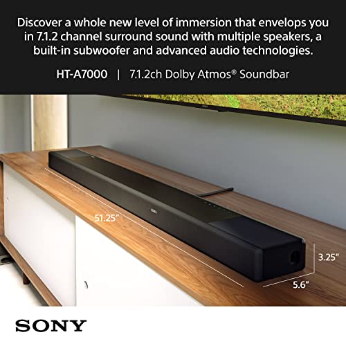 Sony HT-A7000 7.1.2Ch 500W Dolby Atmos Sound Bar Surround Sound Home Theater thumb #16