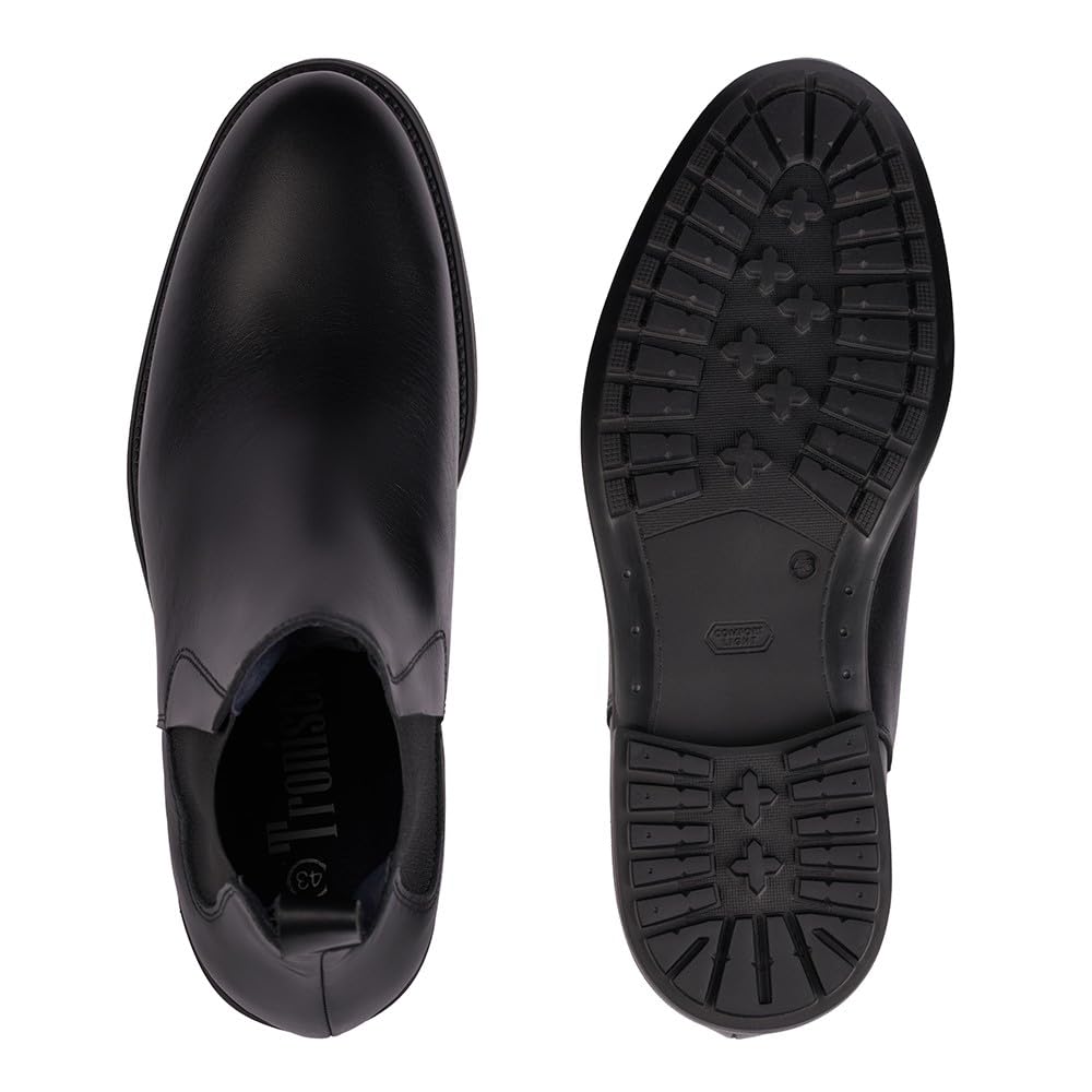 Scarpe da Uomo con Rialzo Aumenta in Modo Invisibile la Tua Altezza Fino a 7 cm. Modello Chelsea