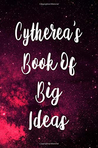 Preisvergleich Produktbild Cytherea's Book of Big Ideas: 119 Page Lined Journal! Perfect Gift!