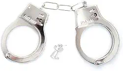 Algemas Policial Brincadeira Aço Inox Invictus