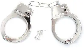 Algemas Policial Brincadeira Aço Inox Invictus