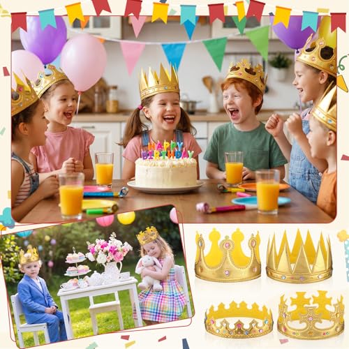 Coronas de princesa de espuma con diamantes adhesivos Yaomiao 6