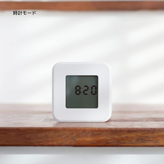 mooas Multi Cube Timer Clock (Mint) Rotating Flip Gravity Sensor Time Management Digital LED Clock & Timer 1, 3, 5, 10 min Setting ADHD Desk Office Productivity Kids Workout Kitchen
