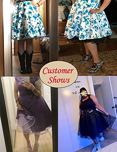 Belle Poque Womens Short Petticoat Net Underskirt White M #TOP3