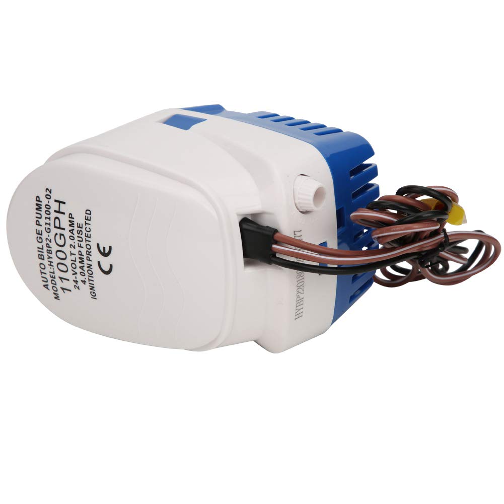 pompa di sentina, automatica con interruttore galleggiante integrato pompa sommergibile 24V drenaggio in emergenza for piccole imbarcazioni e situazioni critiche