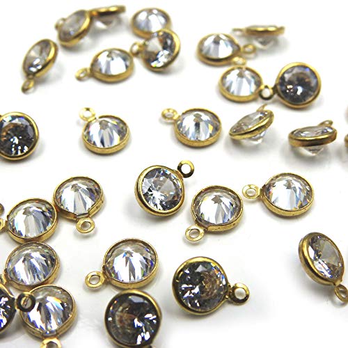 [HARU�G��] �t���[���`���[�� �p�[�c 8mm 10�Z�b�g �K���X�X�g�[�� �J���t ���E���h �N���A�[ �S�[���h �A�N�Z�T���[