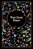 Thai Lilac Point: Floral Journal Gift for Cat Lovers, 100 pages with Timeline, 6'x9', Matte Finish