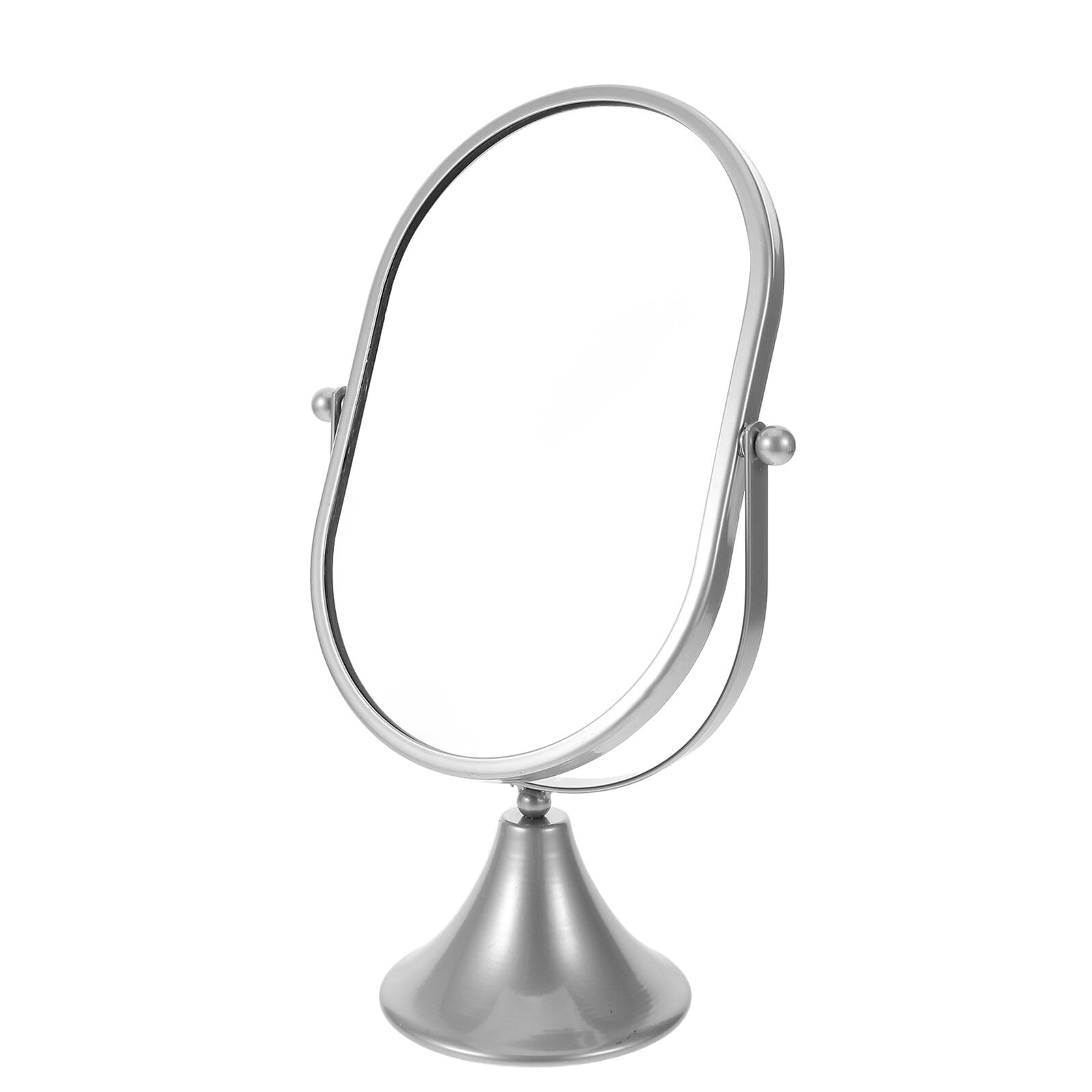 Miroir de maquillage stable avec pied trompette pour éviter les chutes