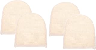 Beavorty 4 Peças De Bucha De Algodão Luvas De Higiene Luvas De Banho Luvas De Spa Luvas De Banho Favo De Mel Luvas De Banho Purificador Esfoliante Luvas De Banho Esfoliantes Luvas De Banho