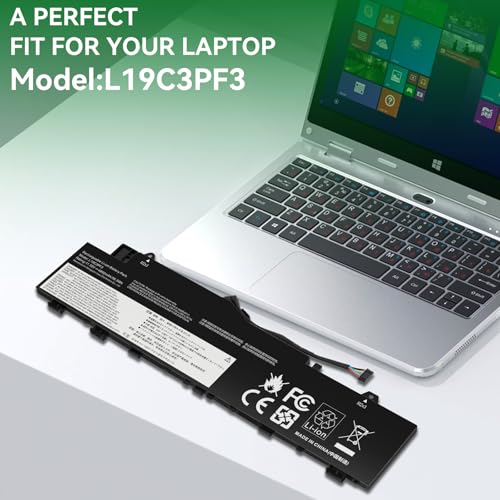 Image of ASUNCELL L19C3PF3 Laptop Battery Replace Compatible with Lenovo IdeaPad 5-14IIL05 5-14ARE05 5-14ITL05 5-14ALC05 5-14IAL7 5-14ABA7 Series L19M3PF3 L19M3PF4 L19L3PF7 SB10W86954 5B10W86957 11.55V 56.5Wh