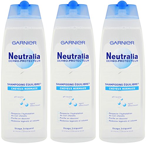 Garnier  - Neutralia Dermo-Protecteur - Shampooing Protecteur - Lot de 3