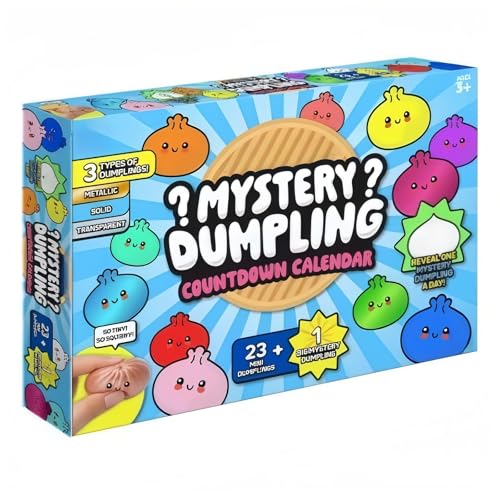 Dumpling Squishy Advent Calendar 2026, 24 Day Mystery Countdown Bao