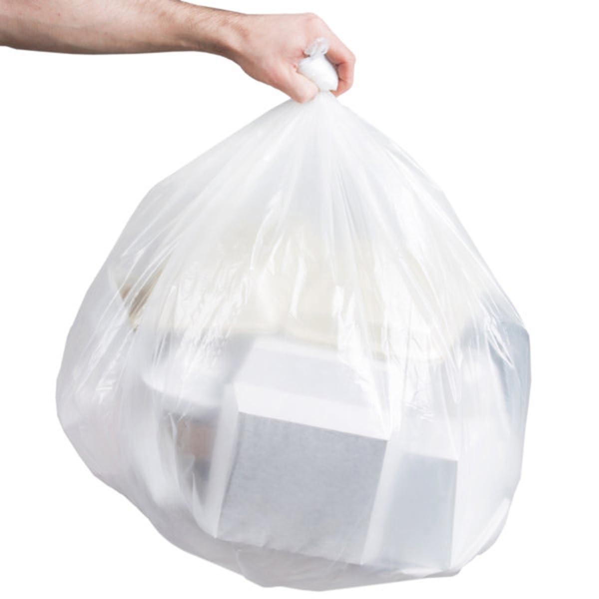 56 Gallon Can Liner by Kleenline – 20 Count (Pack of 5), LLDPE, Clear, Pack of 5, Model 709963