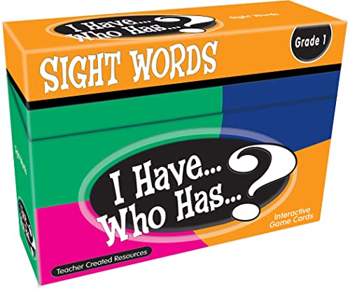 Juego de Cartas I Have, Who Has Sight Words Grade 1 miniatura 1